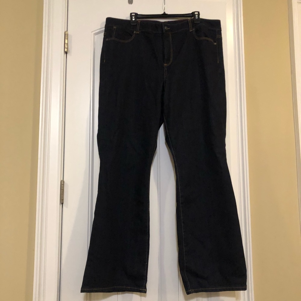 Talbots dark wash denim jeans